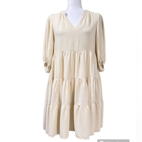 Petal + Pup Tiered V-neck Dress - Picture 1 of 10